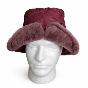 UGG Quilted Puffer Bucket Hat With Shearling Sheepskin - One Size Fits Most